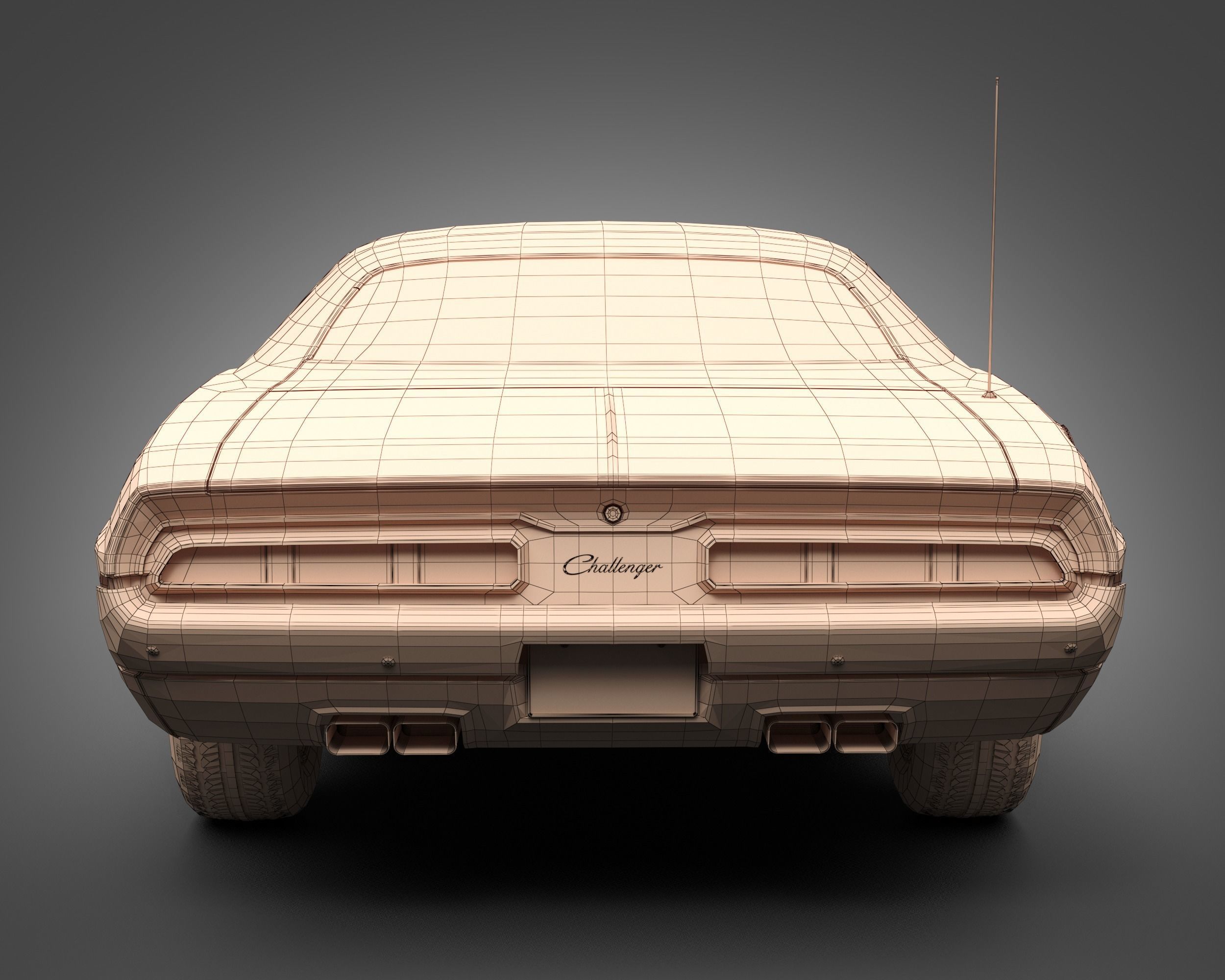1971 Dodge HEMI Challenger 3D model_10