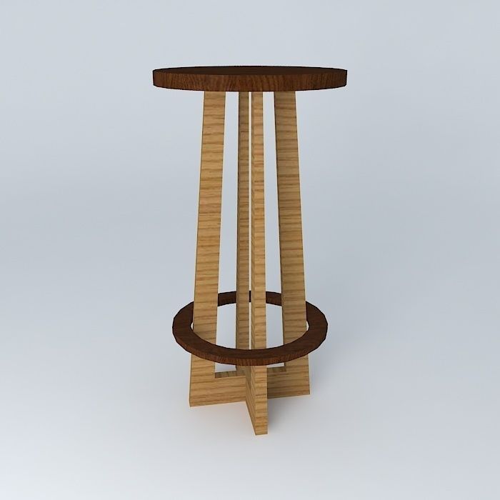 stool banqueta Free 3D model_2