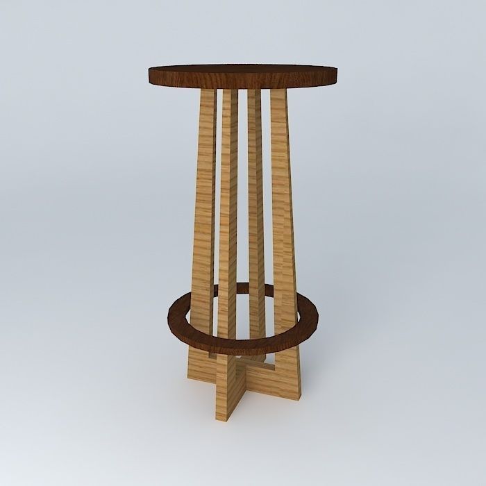 stool banqueta Free 3D model_1