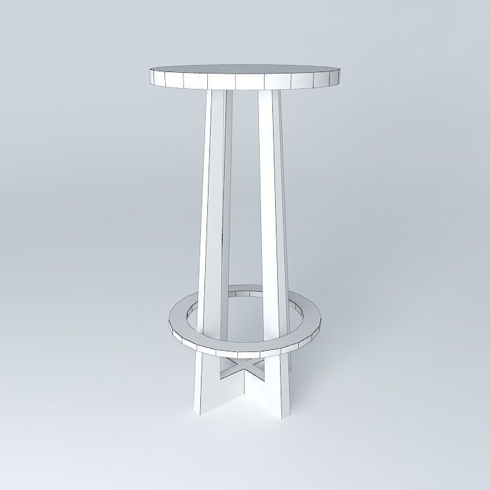 stool banqueta Free 3D model_3