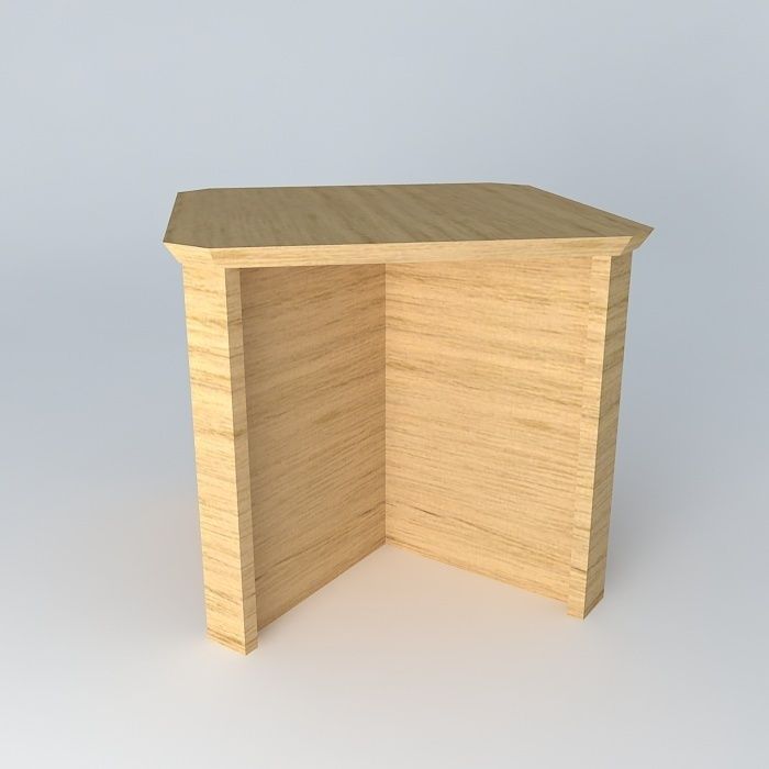 side table mesa de canto Free 3D model_2