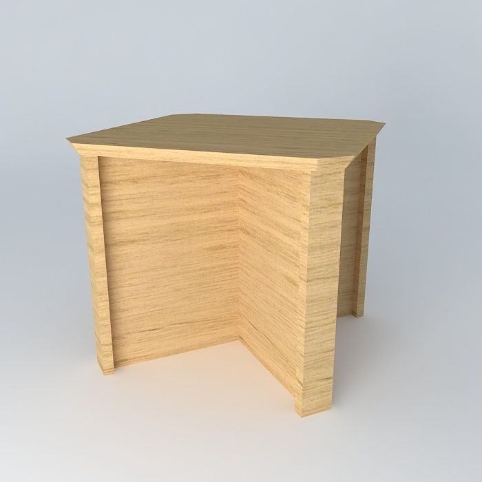 side table mesa de canto Free 3D model_1
