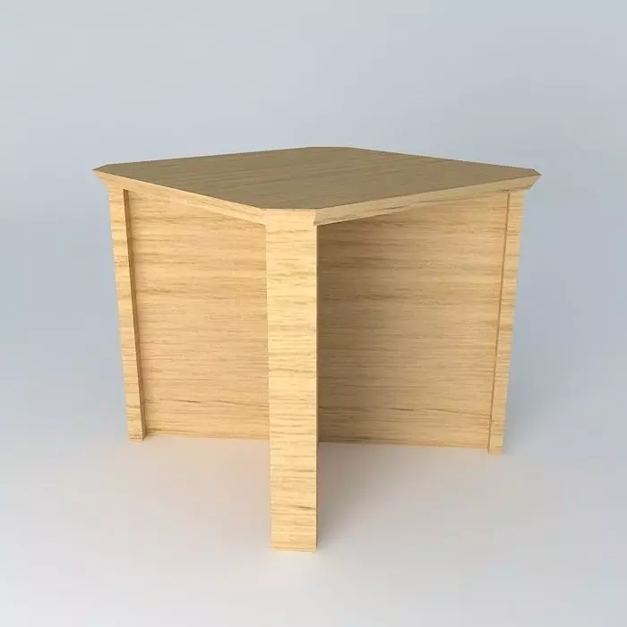 side table mesa de canto Free 3D model_0
