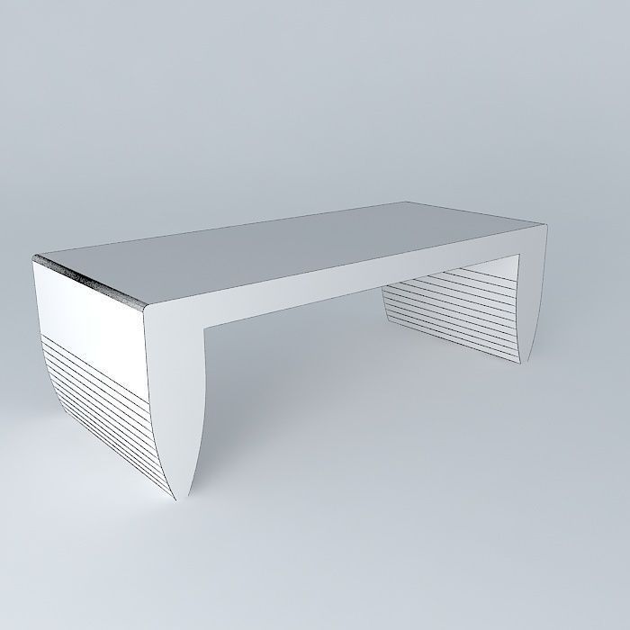 mesa de centro coffee table Free 3D model_4