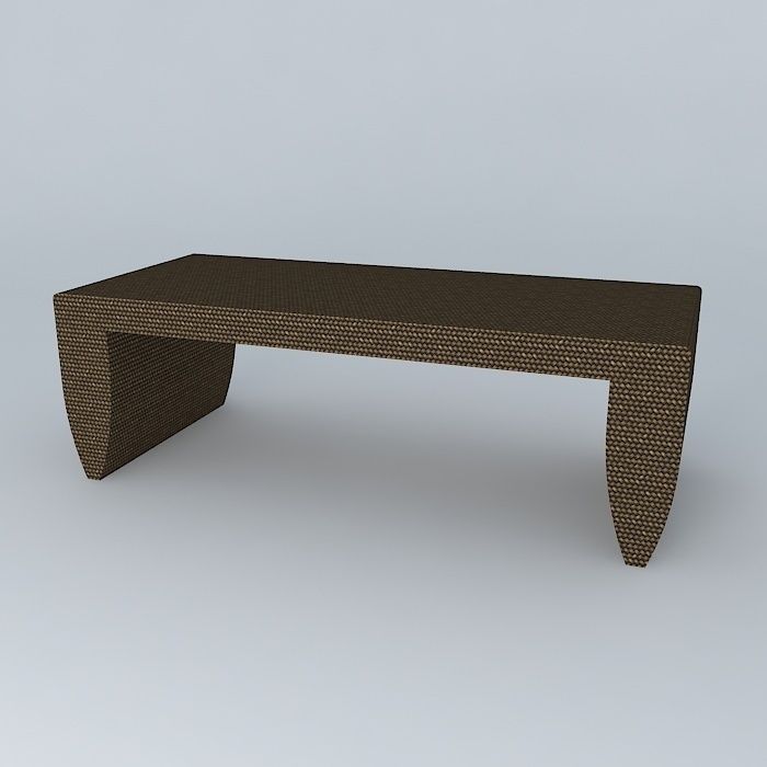 mesa de centro coffee table Free 3D model_1