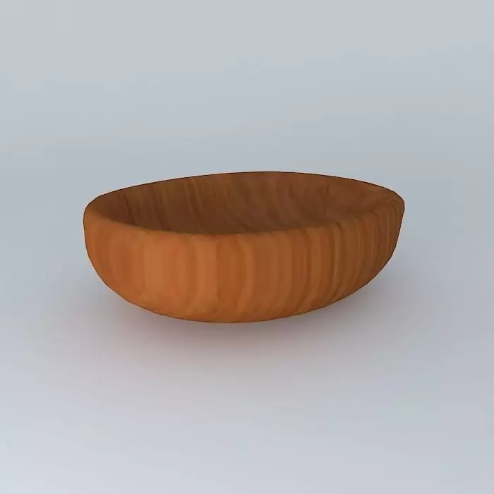 wooden bowl wooden bowl ornaments decoration Free 3D model