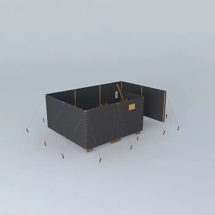 Donnerbalken Outdoor toilet Free 3D model