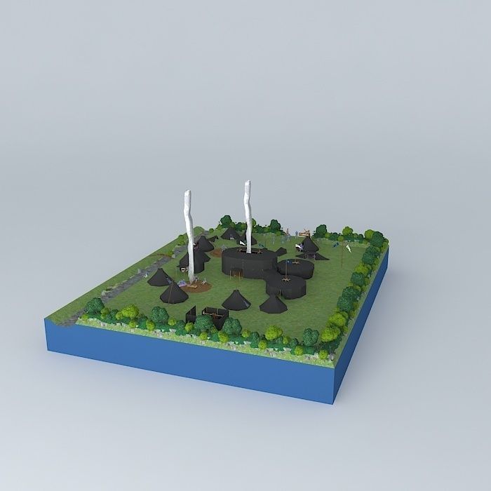 ARGO scout camp site 3D model_1
