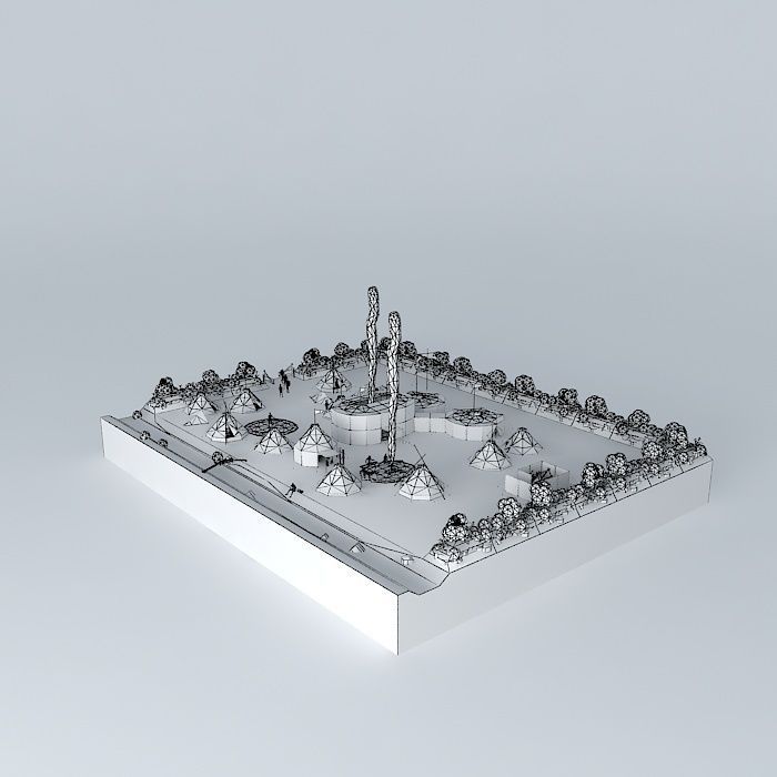 ARGO scout camp site 3D model_4