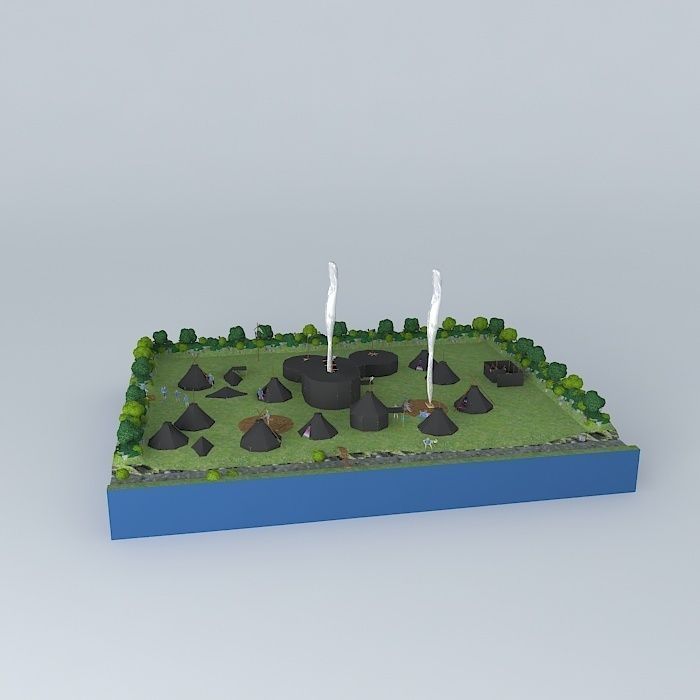 ARGO scout camp site 3D model_2