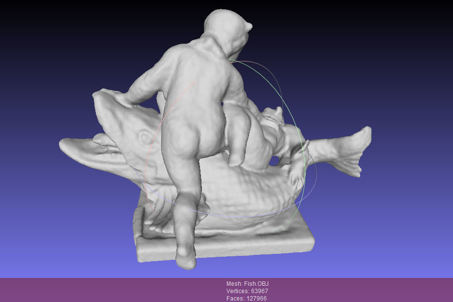 JC Nichols Memorial Fountain Sculptures Free 3D print model_2