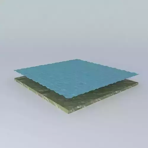 Stormy sea 3D model
