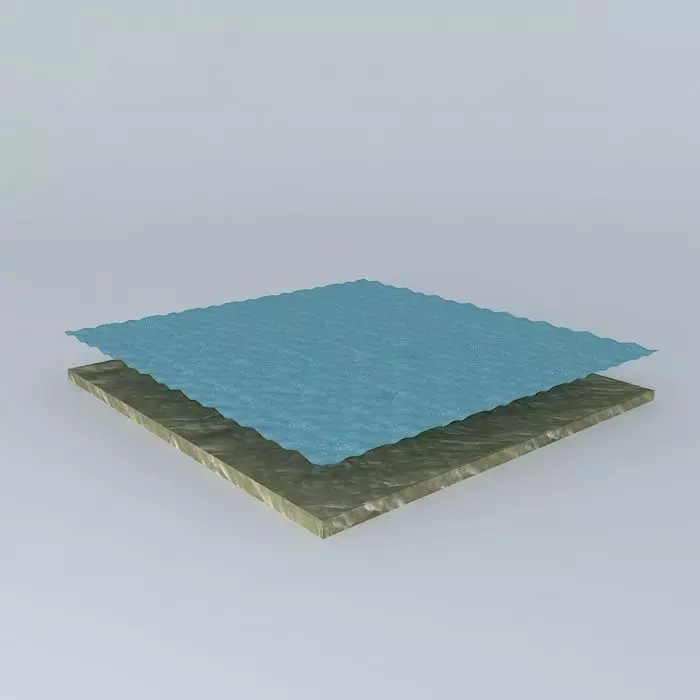 Stormy sea 3D model_0