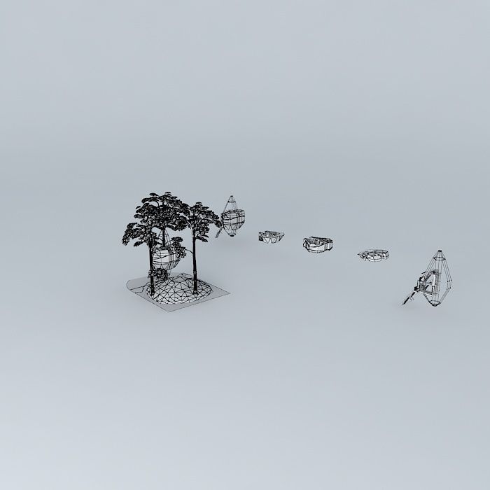 ARGO ARCHITECTS modular tree house 3D model_4