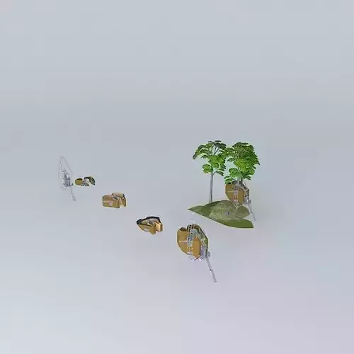 ARGO ARCHITECTS modular tree house 3D model