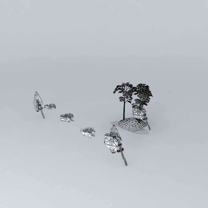 ARGO ARCHITECTS modular tree house 3D model_3