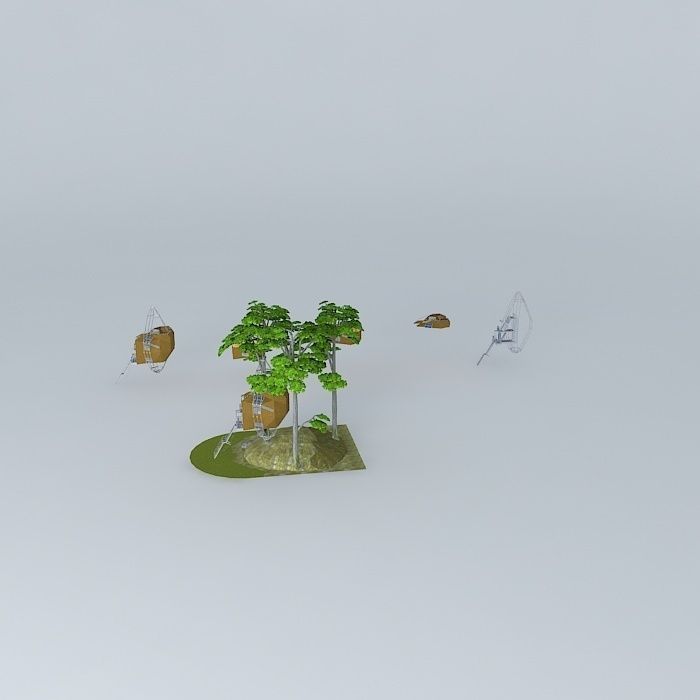 ARGO ARCHITECTS modular tree house 3D model_2