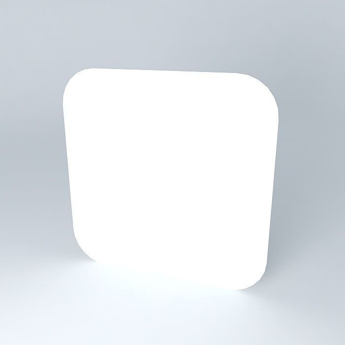 Reciprocates plexo semi recessed Free 3D model_1