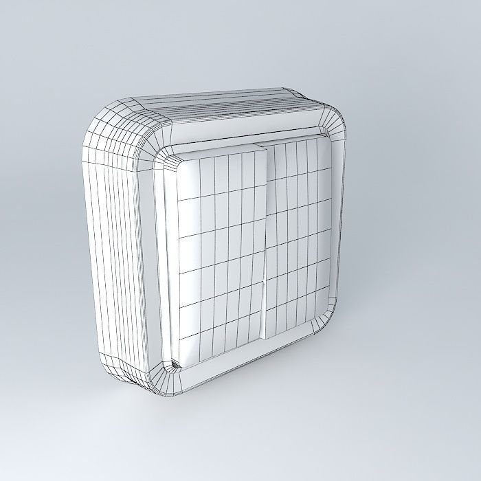 Double back and forth semi recessed plexo Free 3D model_3