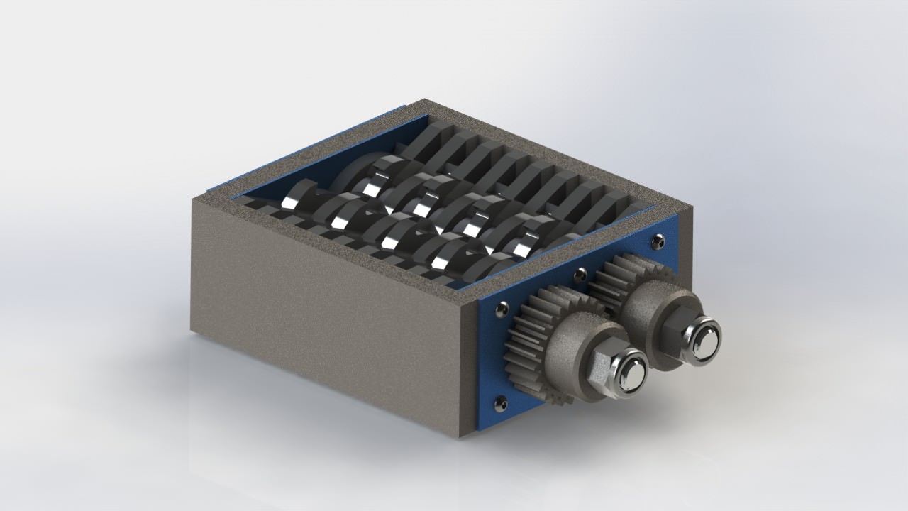 Shreder Grinder and Crusher Free 3D model_1