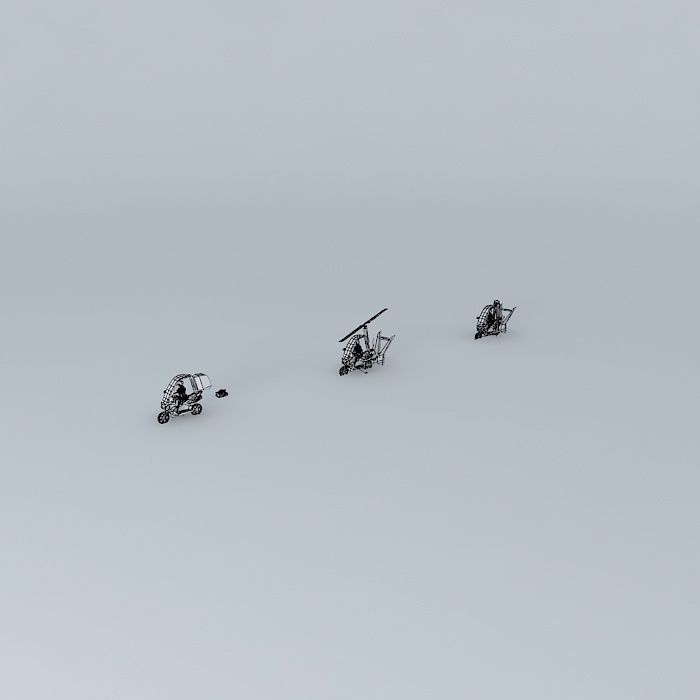 ARGO AIRCRAFTS A21 Gyroscooter 3D model_4