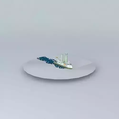 ARGO NAUTIX Algae Star polar research and discovery ship FULL... 3D model