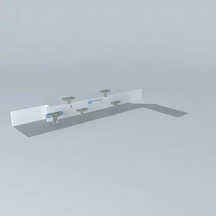 UN task force alpha android command UAV unit 3D model_0