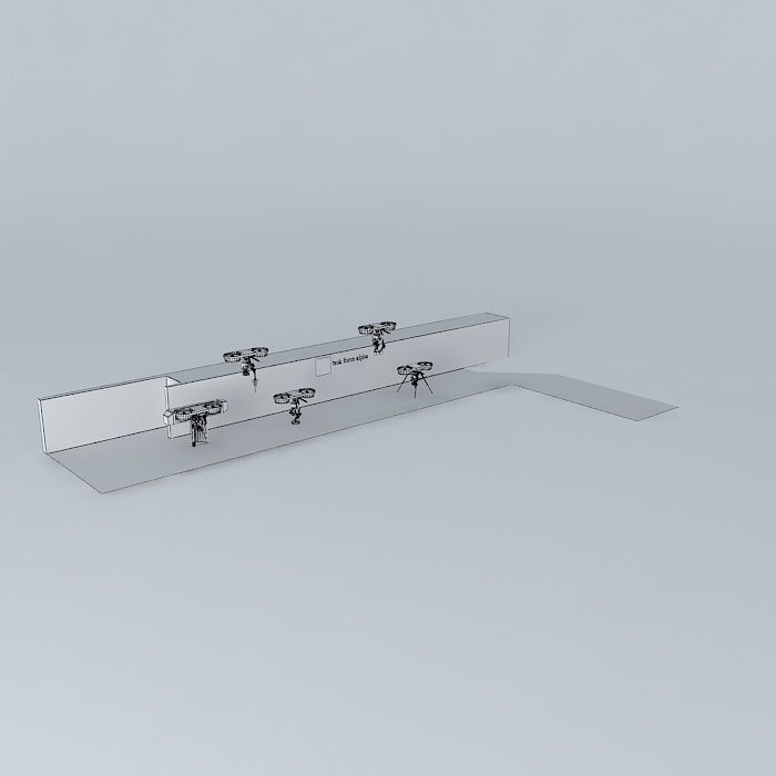 UN task force alpha android command UAV unit 3D model_3