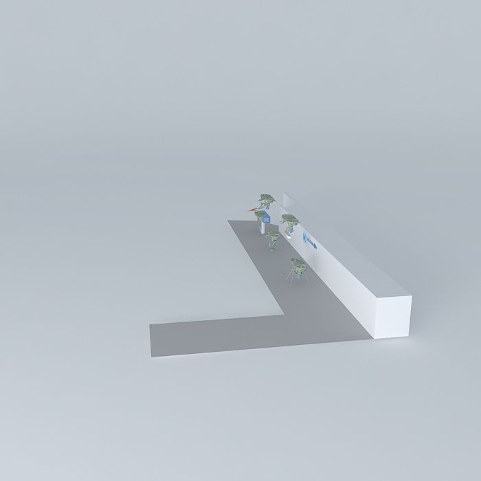 UN task force alpha android command UAV unit 3D model_2