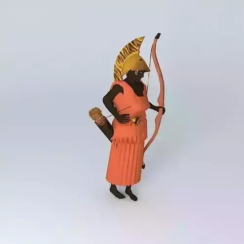 ARGONAUTS Atalana waiting 3D model