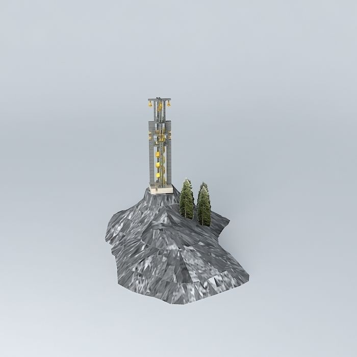 Bell Tower 1 7 Free 3D model_2
