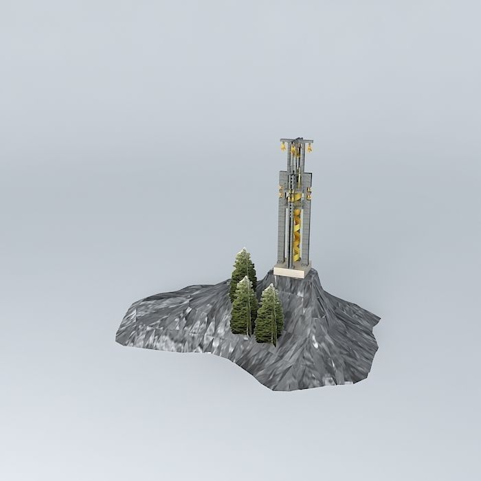 Bell Tower 1 7 Free 3D model_1