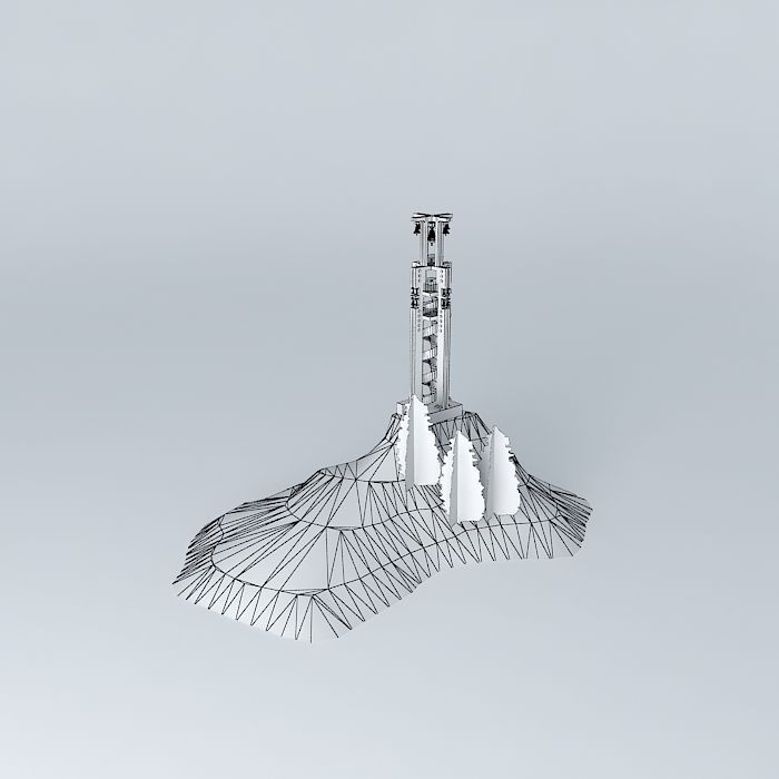 Bell Tower 1 7 Free 3D model_4