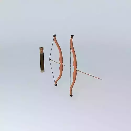 ARGONAUTS bow and arrow 3D model