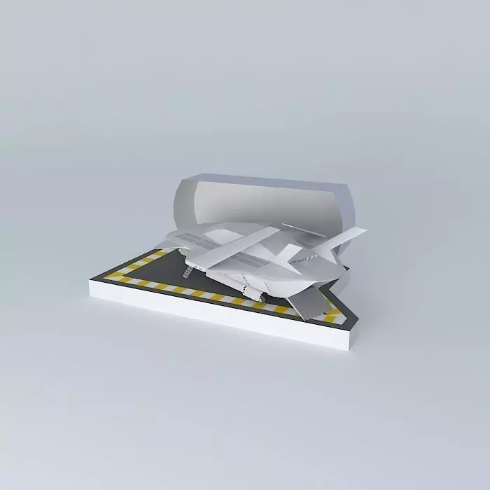 ARGO AIRCRAFTS VAD110 Intruder grounded 3D model_0