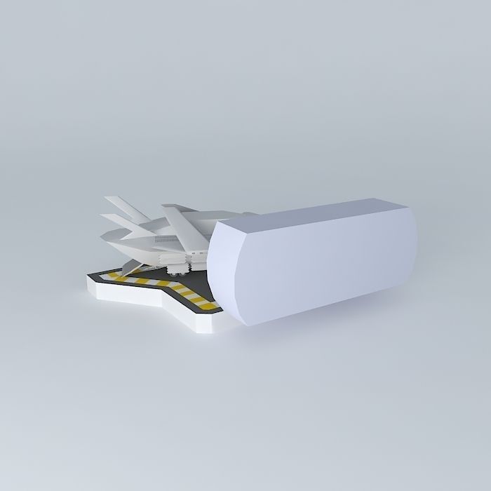 ARGO AIRCRAFTS VAD110 Intruder grounded 3D model_2