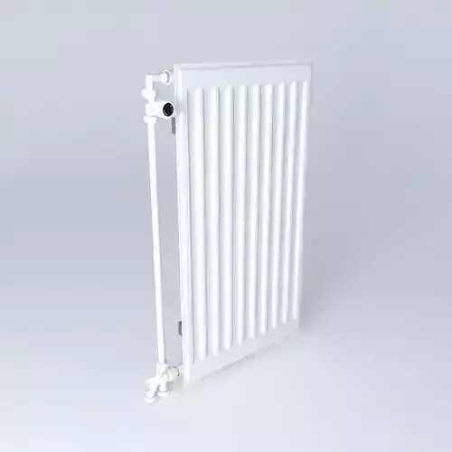 H720 L390 steel radiator one blade Free 3D model