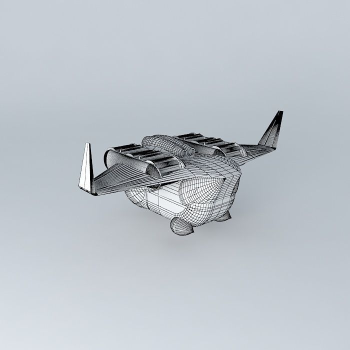 ARGO AIRCRAFTS A 25 Cyclocopter Free 3D model_4