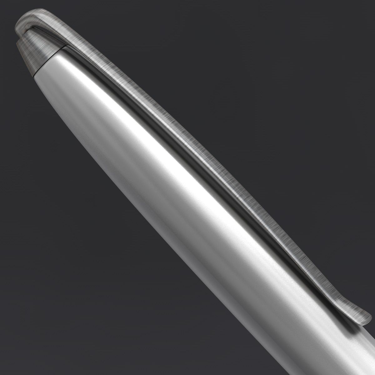 Luxury Metal Pen 3D model_2