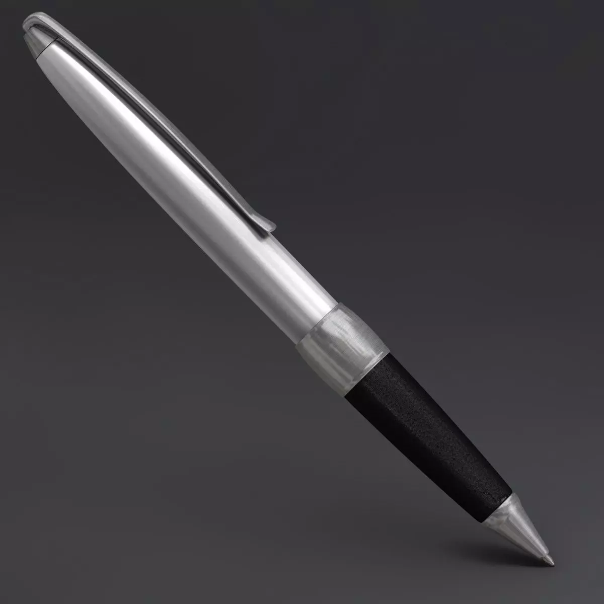 Luxury Metal Pen 3D model_0