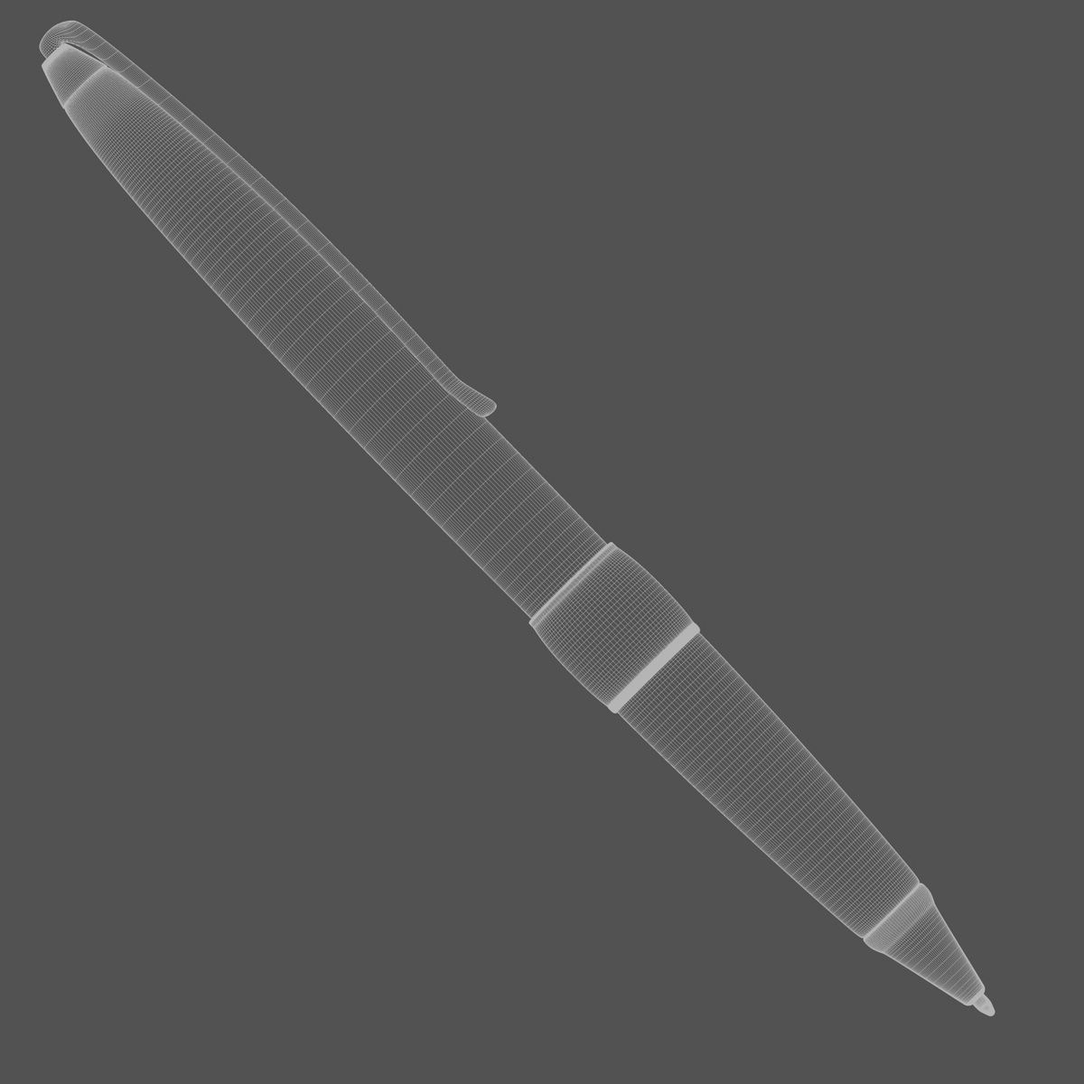 Luxury Metal Pen 3D model_6