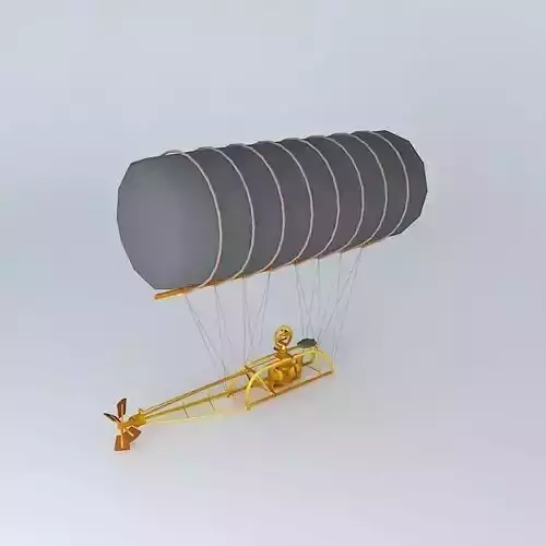 Charles F Ritchels Flying Machine 3D model