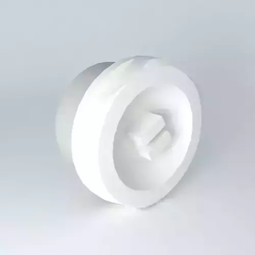 Central heating radiator drain plug Free 3D model
