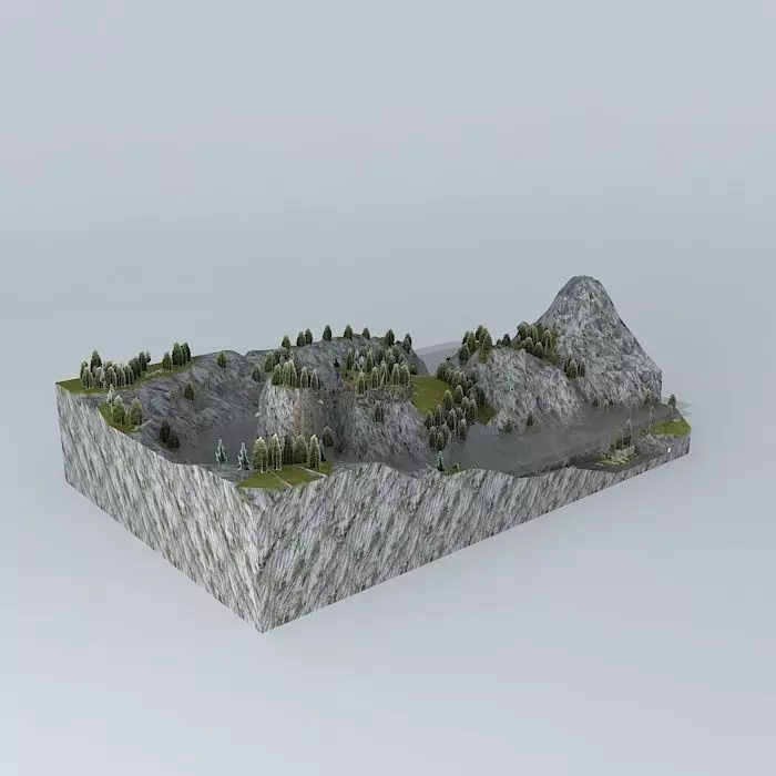 ARGO grim robbers in the dark forest 16th century 3D model_0