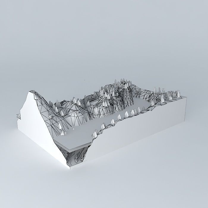 ARGO grim robbers in the dark forest 16th century 3D model_4