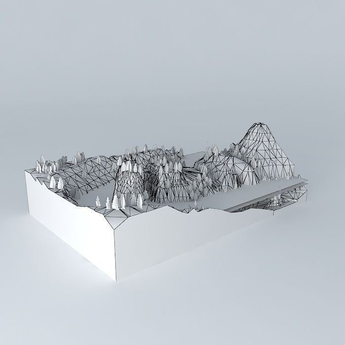 ARGO grim robbers in the dark forest 16th century 3D model_3