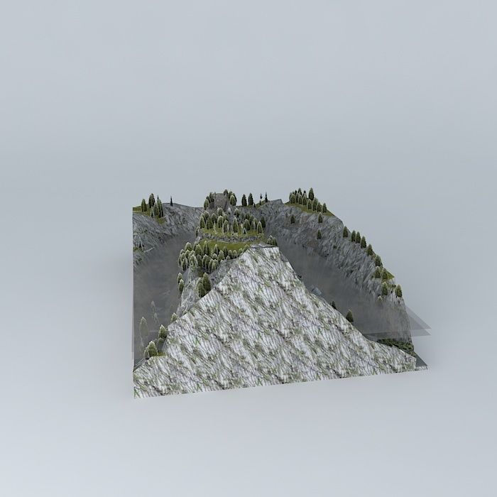 ARGO grim robbers in the dark forest 16th century 3D model_2