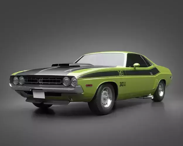 1971 Dodge Challenger TA 3D model