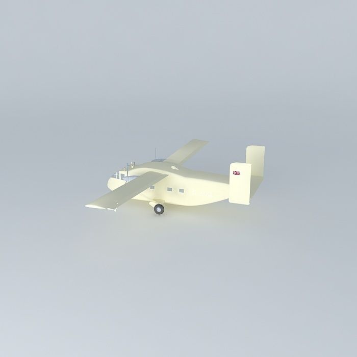 SHORT Skyvan british FULL INTERIOR 3D model_1