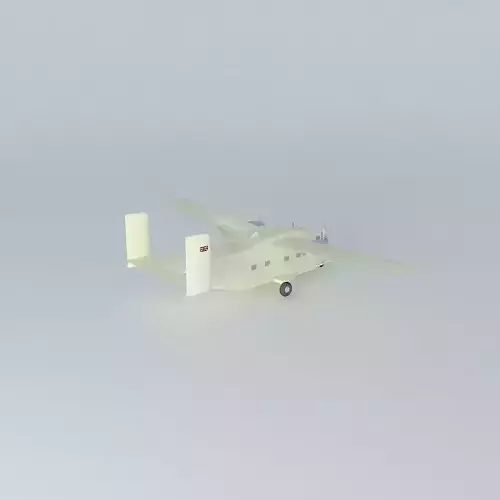 SHORT Skyvan british FULL INTERIOR 3D model